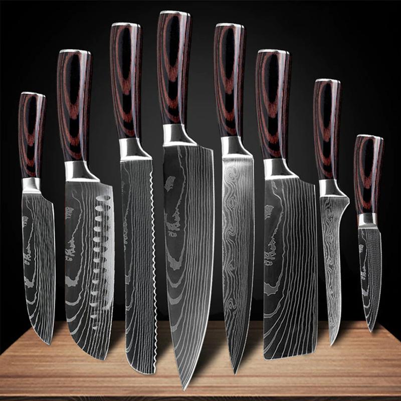 Professionella japanska köksknivar i rostfritt stål - Webb Butik